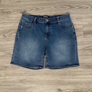 Buffalo David Bitton | Women's Blue Denim Teagan Size 8 High Waist Shorts